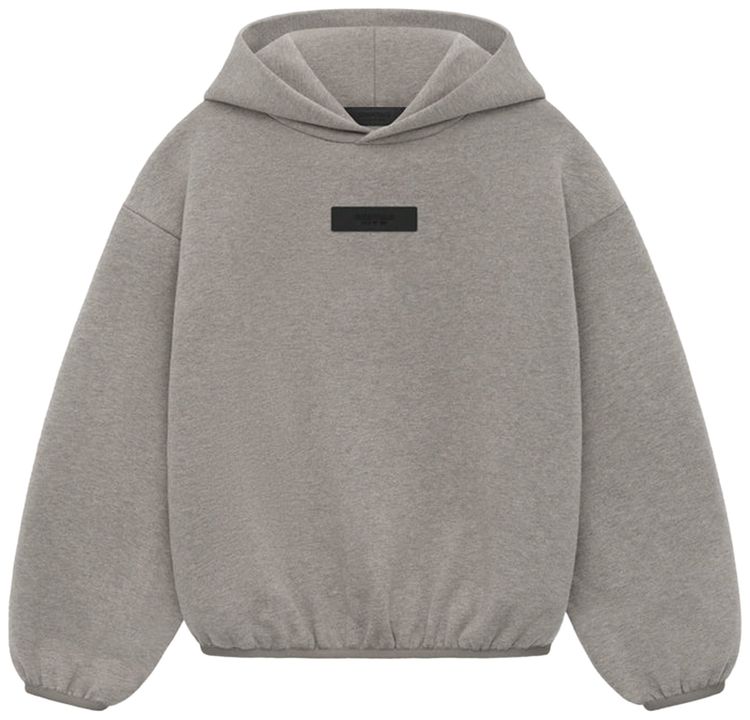 Fear of God Essentials Kids Hoodie Heather Grey