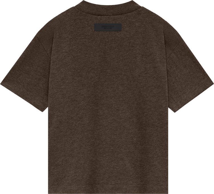 Fear of God Essentials Kids Short Sleeve Tee Heather Wood