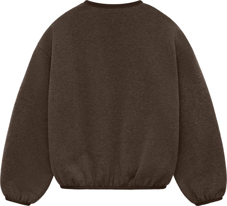 Fear of God Essentials Kids Crewneck Heather Wood