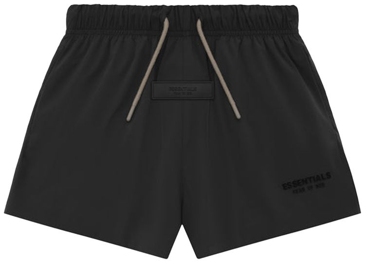 Fear of God Essentials Kids Running Short Black