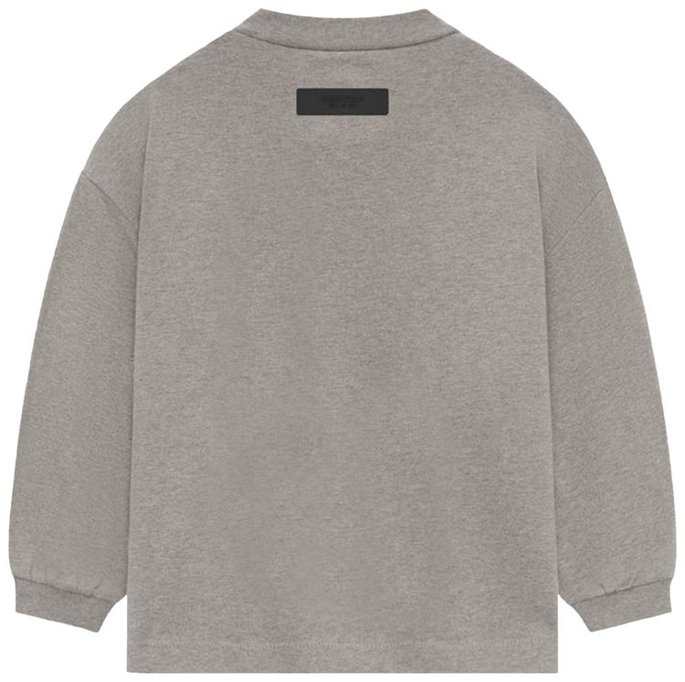 Fear of God Essentials Kids Long Sleeve Tee Heather Grey