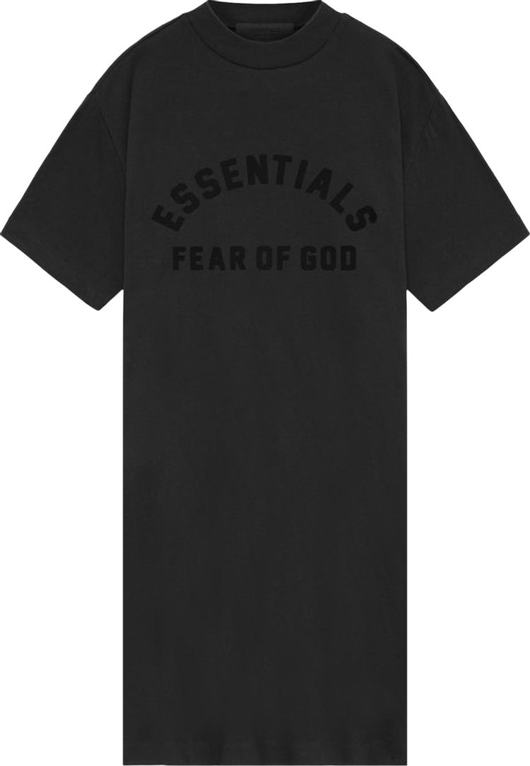 Fear of God Essentials 34 Sleeve Dress Black