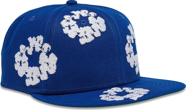 Denim Tears x New Era Cotton Wreath 5950 Royal Blue