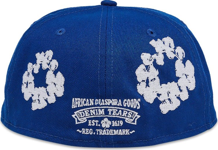 Denim Tears x New Era Cotton Wreath 5950 Royal Blue