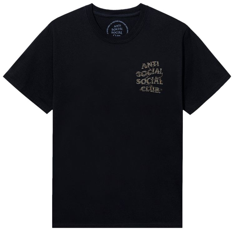 Anti Social Social Club Buck Tee Black