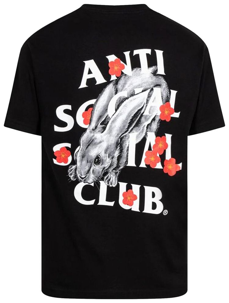 Anti Social Social Club Year Of The Rabbit Tee Black
