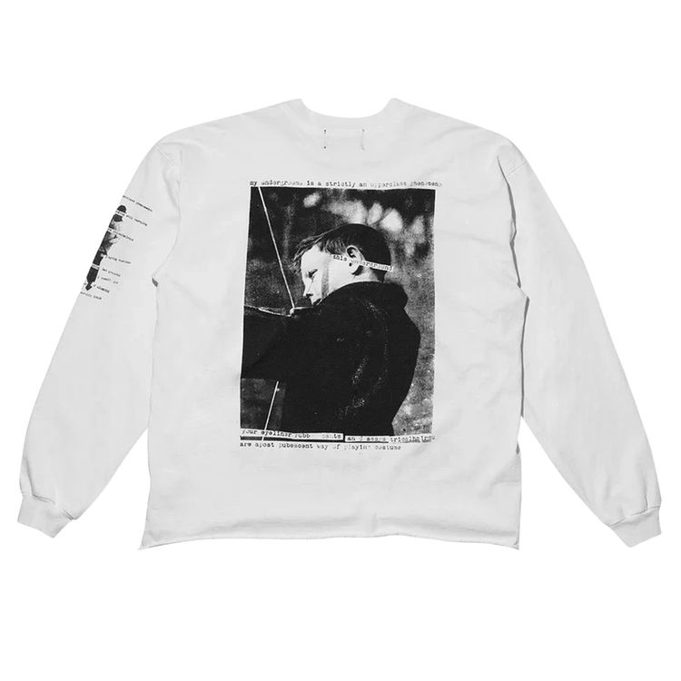 Enfants Riches Deprimes My UndergroundTricycle Long Sleeve T Shirt Faded White