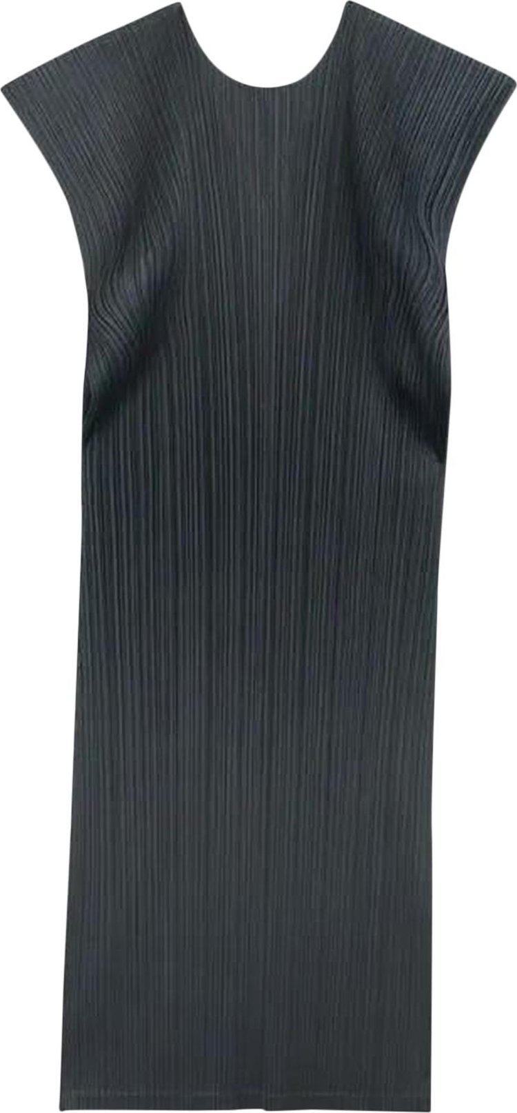 Pleats Please Issey Miyake MC March Dress Charcoal