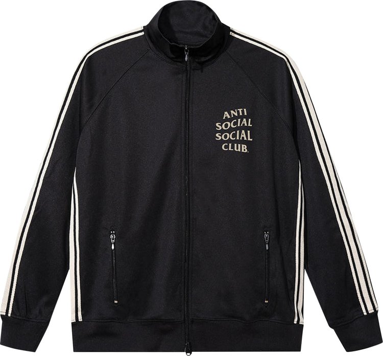 Anti Social Social Club Kkotch Track Jacket BlackCream