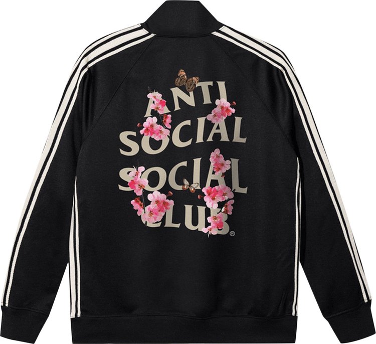 Anti Social Social Club Kkotch Track Jacket BlackCream