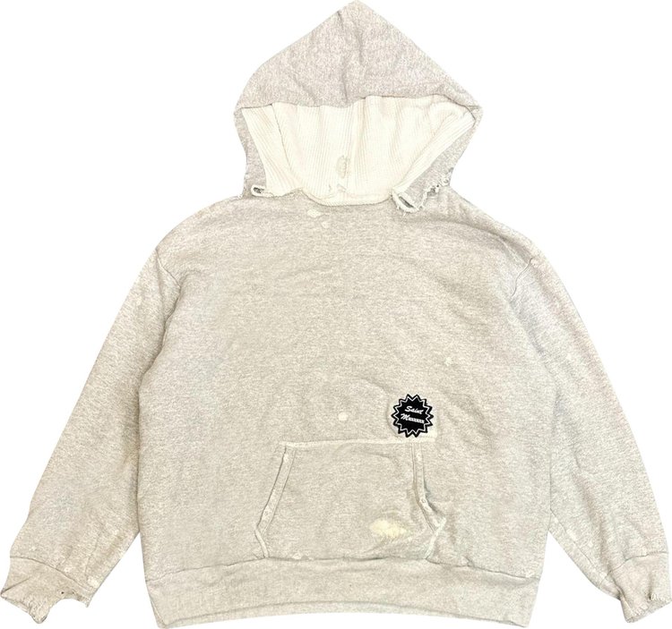 SAINT Mxxxxxx Double Face Hoodie Grey