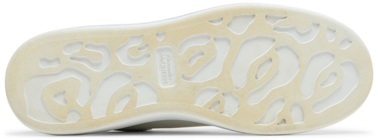 Alexander McQueen Oversized Sneaker White Metallic Platinum