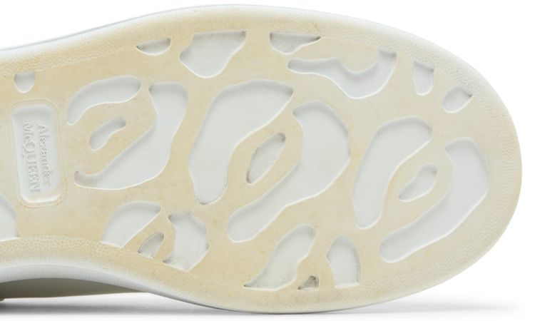 Alexander McQueen Oversized Sneaker White Metallic Platinum