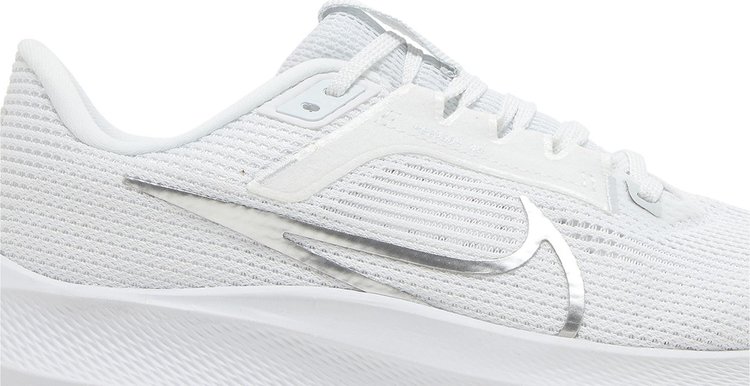 Wmns Air Zoom Pegasus 40 White Metallic Silver