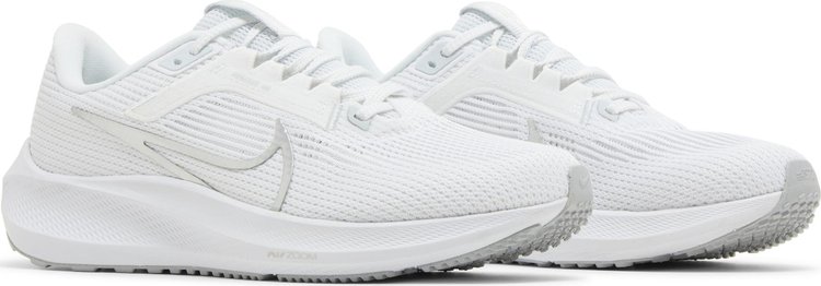 Wmns Air Zoom Pegasus 40 White Metallic Silver