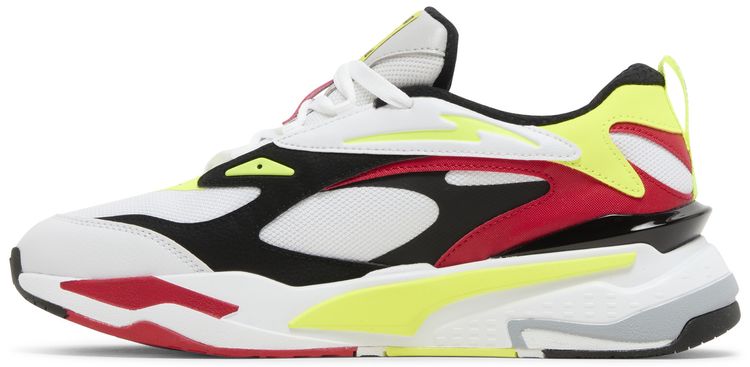 Puma RS Fast Limits   White Safety Yellow