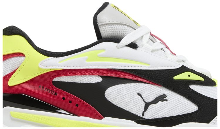 Puma RS Fast Limits   White Safety Yellow