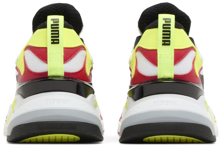 Puma RS Fast Limits   White Safety Yellow