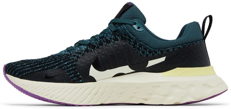 Nike React Infinity Run Flyknit 3 Mineral Teal Polka Dots