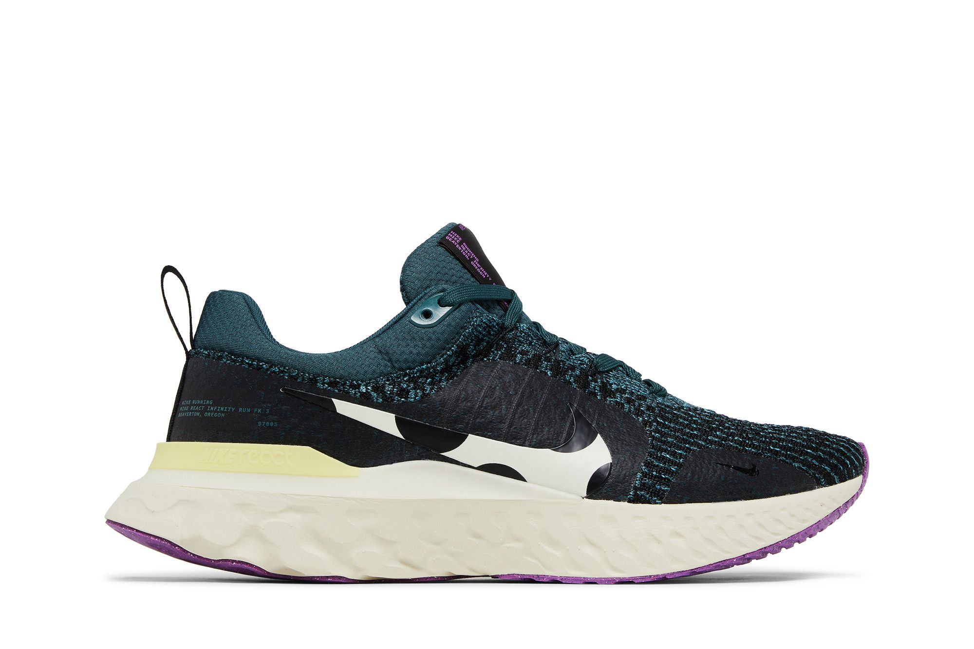 Buy React Infinity Run Flyknit 3 Mineral Teal Polka Dots DZ3014 300 GOAT
