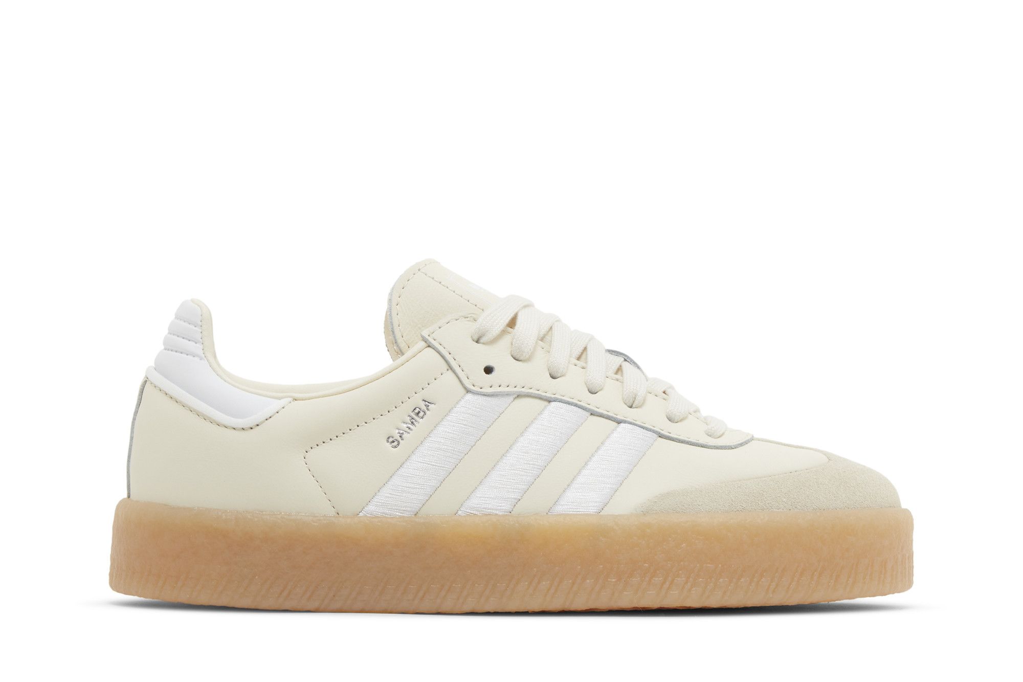 ★人気★ Adidas Sambae Wonder White Silver llic Buy Wmns Sambae 'Wonder White Silver Metallic Gum' - ID0434