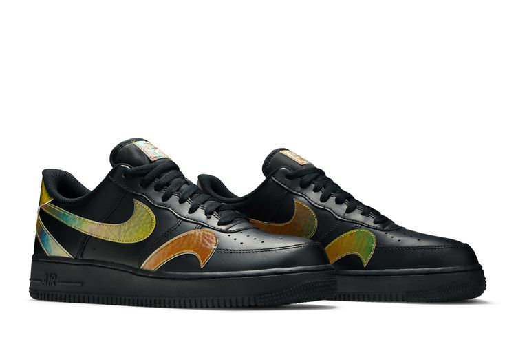 Nike Air Force 1 Low Top Misplaced Swoosh Black 2020 CK7214-001. Mens 9. EUC Nike Air Force 1 Low  main image 2