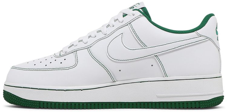 Nike Air Force 1 07 Contrast Stitch   White Pine Green