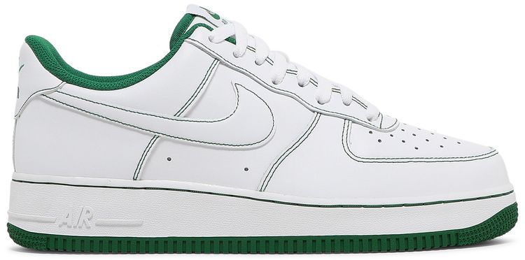 Nike Air Force 1 07 Contrast Stitch   White Pine Green