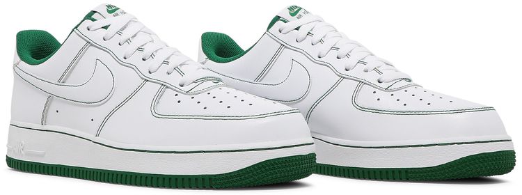 Nike Air Force 1 07 Contrast Stitch   White Pine Green
