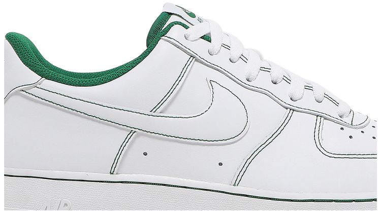 Nike Air Force 1 07 Contrast Stitch   White Pine Green