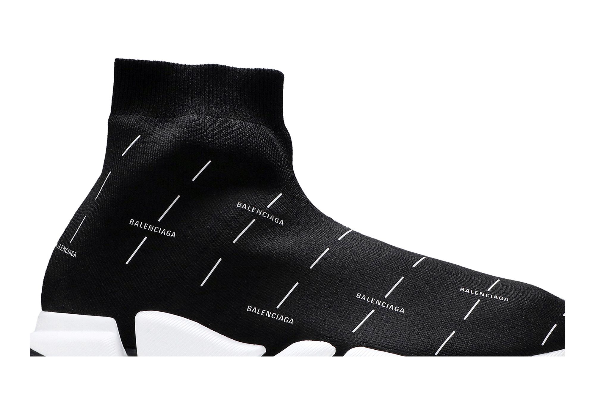 Buy Balenciaga Speed 2.0 Sneaker Black Logo Licence Printed 645421 W2DBT 1090 GOAT CA