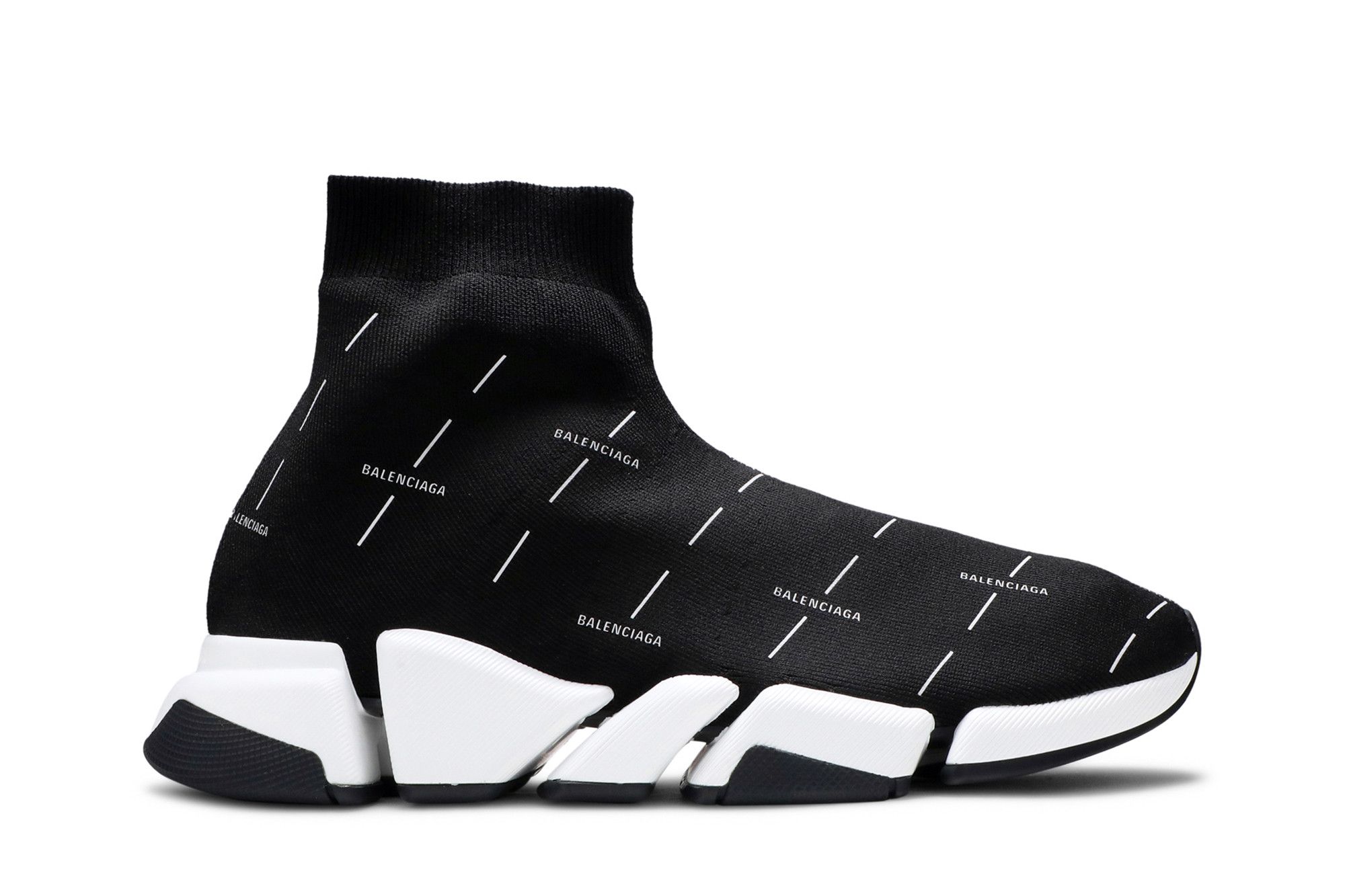 Balenciaga speed trainer logo print clearance