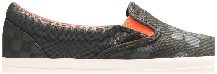Porter Yoshida  Co x Vans OG Classic Slip On LX Forest Night Floral Checkerboard