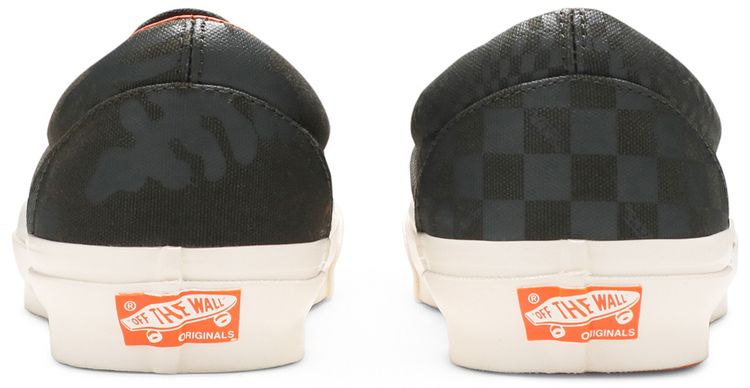 Porter Yoshida  Co x Vans OG Classic Slip On LX Forest Night Floral Checkerboard