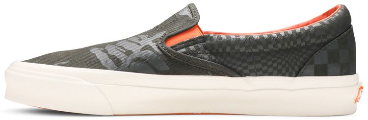 Porter Yoshida  Co x Vans OG Classic Slip On LX Forest Night Floral Checkerboard