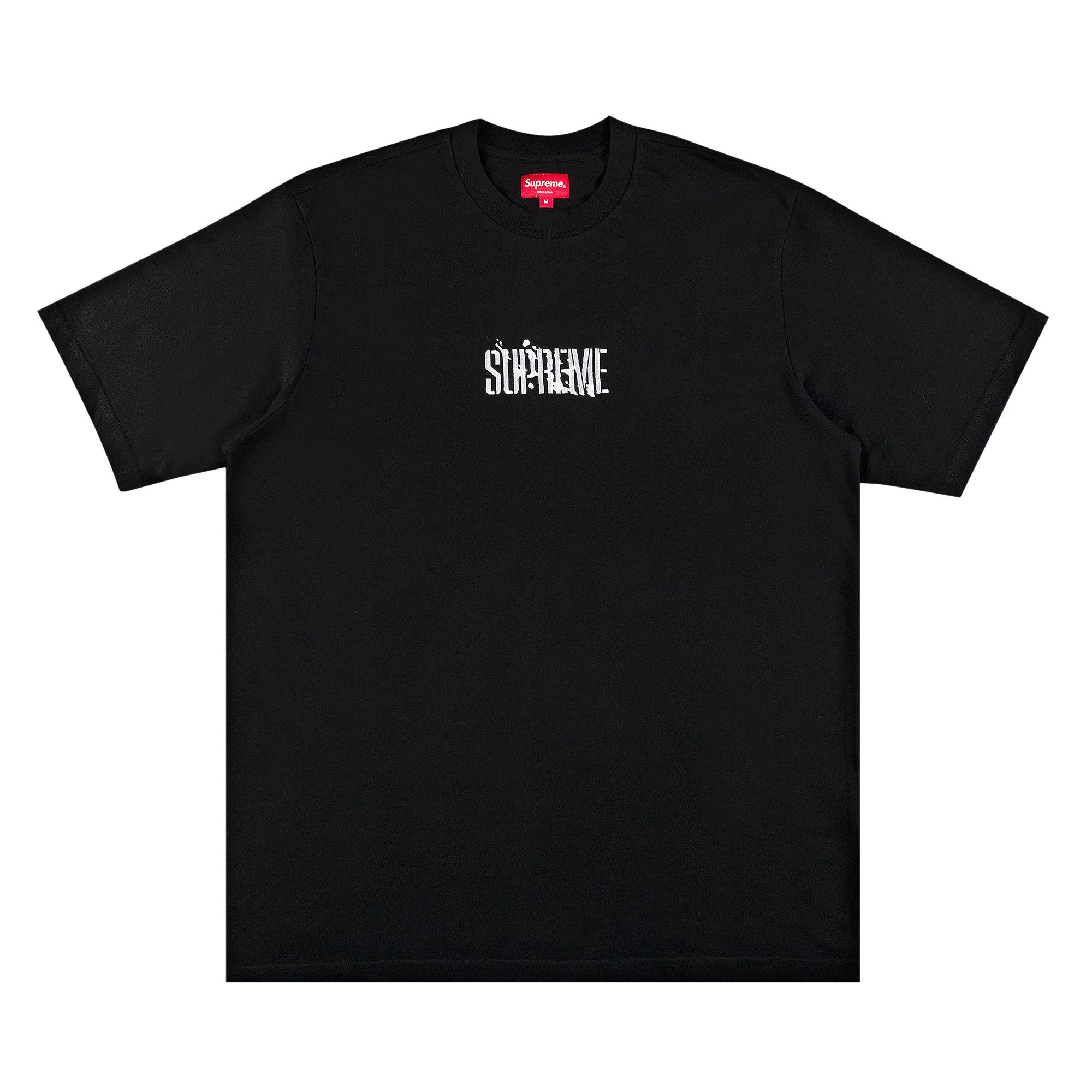 Buy Supreme Splatter Short-Sleeve Top 'Black' - SS21KN71