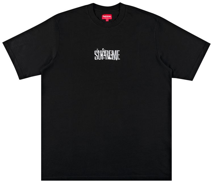Supreme Splatter Short Sleeve Top Black