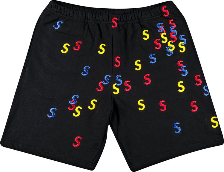 Supreme Embroidered S Sweatshort 'Black'