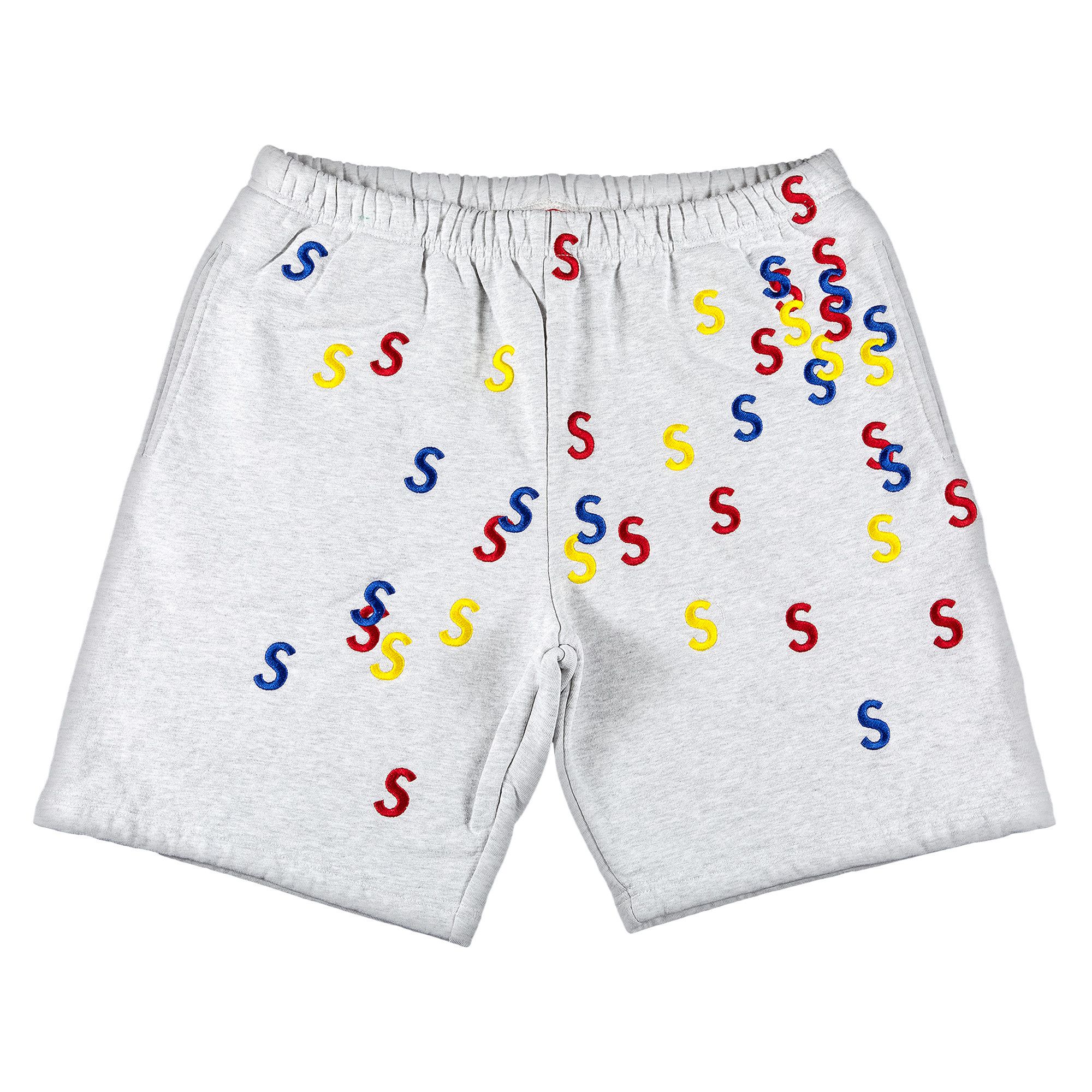 Buy Supreme Embroidered S Sweatshort 'Ash Grey' - SS21SH18 ASH