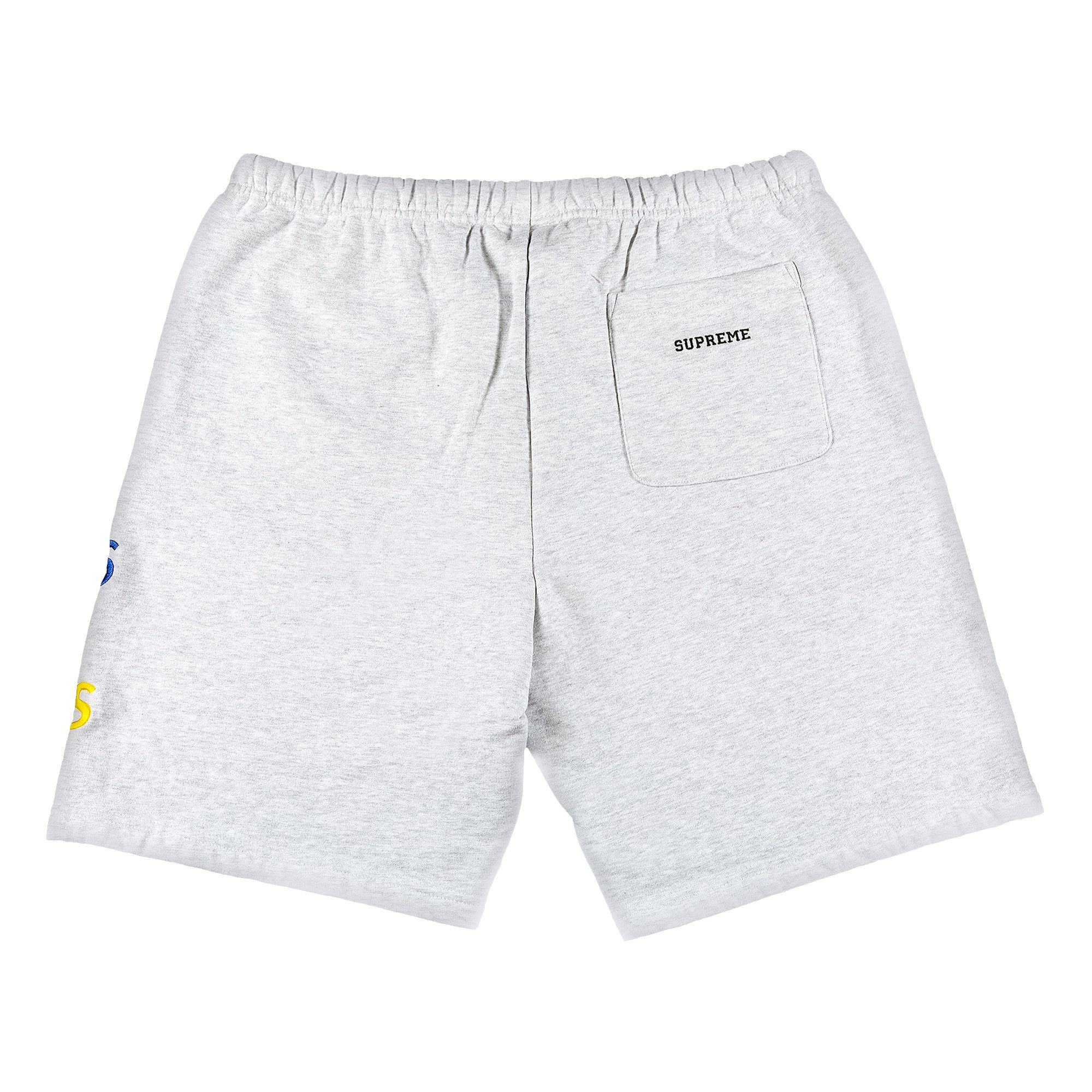 Buy Supreme Embroidered S Sweatshort 'Ash Grey' - SS21SH18 ASH