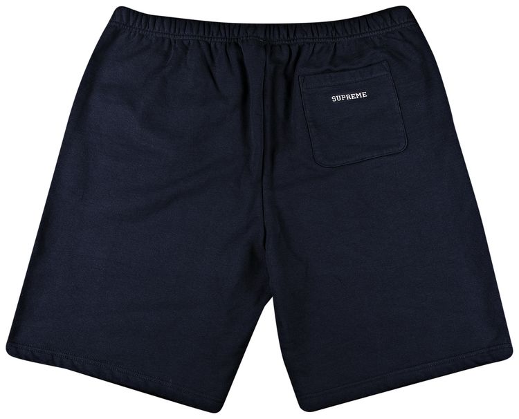 Supreme Embroidered S Sweatshort Navy