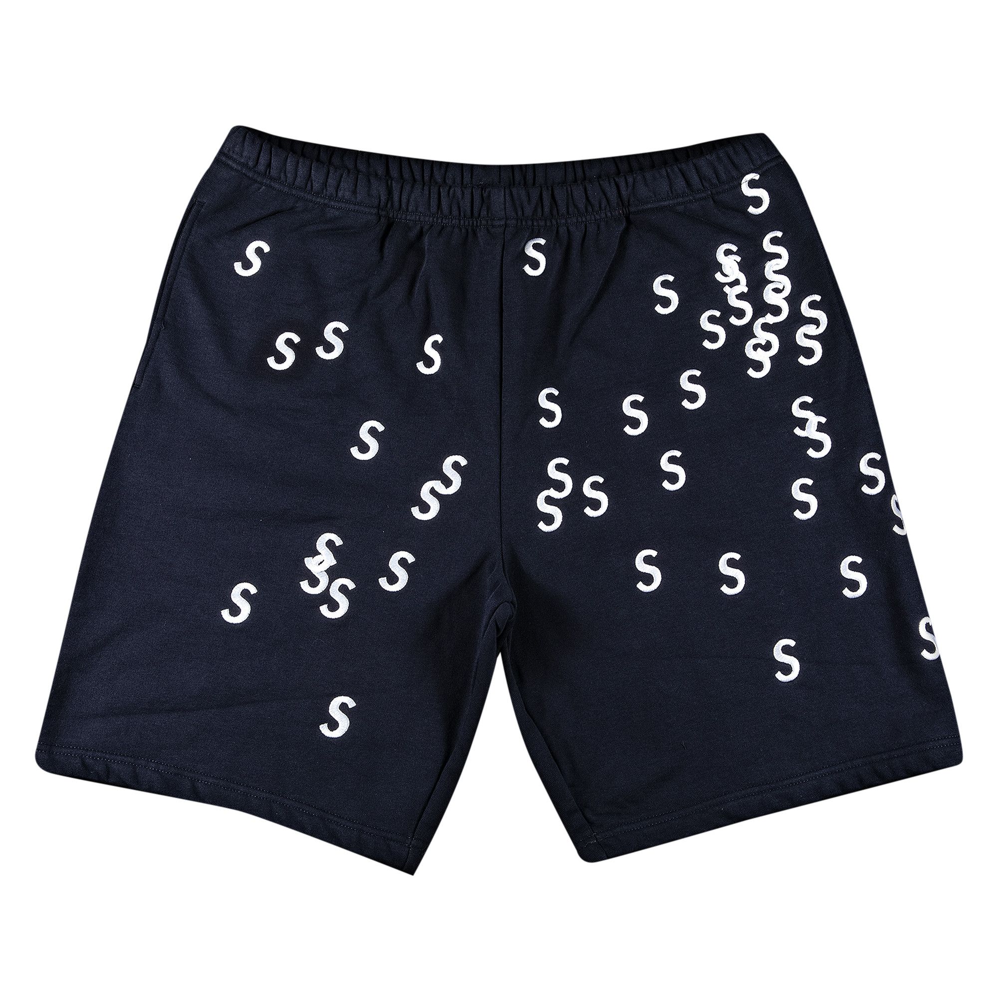 Buy Supreme Embroidered S Sweatshort 'Navy' - SS21SH18 NAVY | GOAT