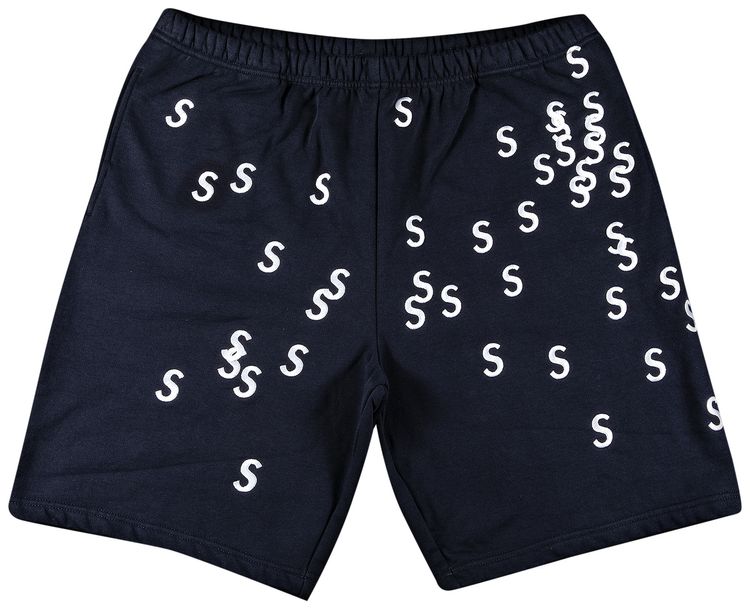 Supreme Embroidered S Sweatshort Navy