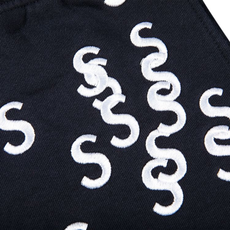 Supreme Embroidered S Sweatshort Navy