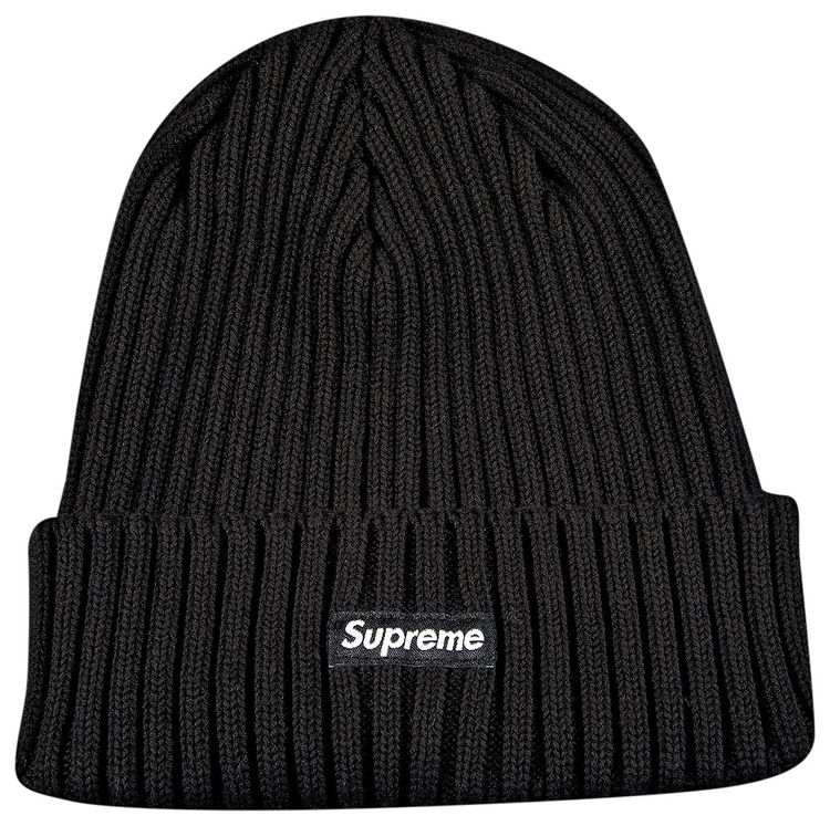 Supreme Overdyed Beanie Black