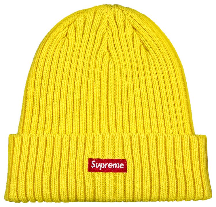 Supreme Overdyed Beanie Yellow