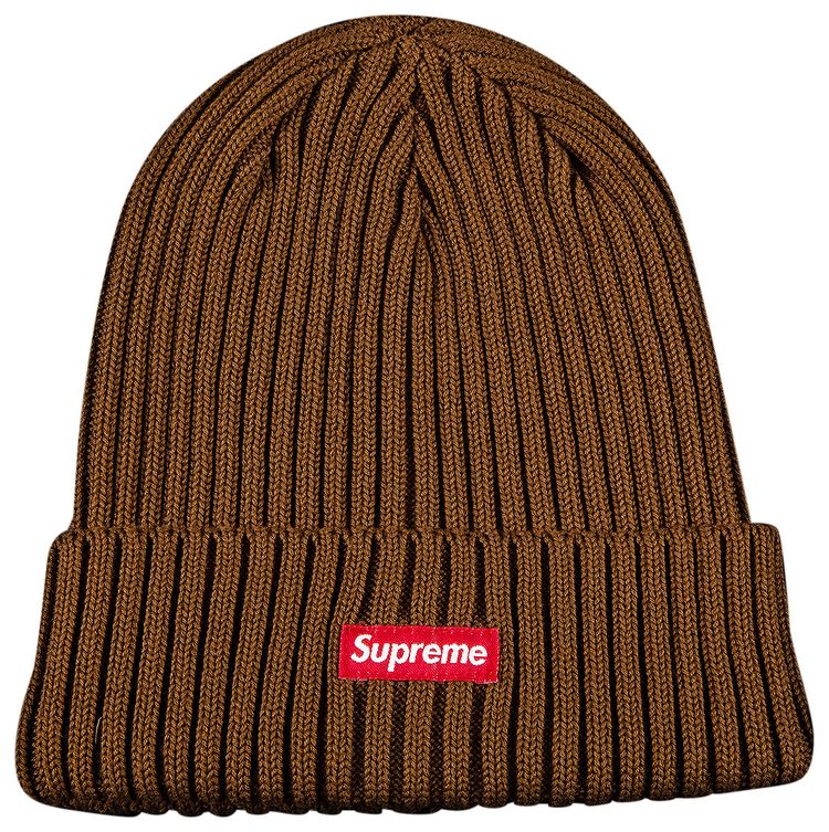 Supreme Overdyed Beanie Brown