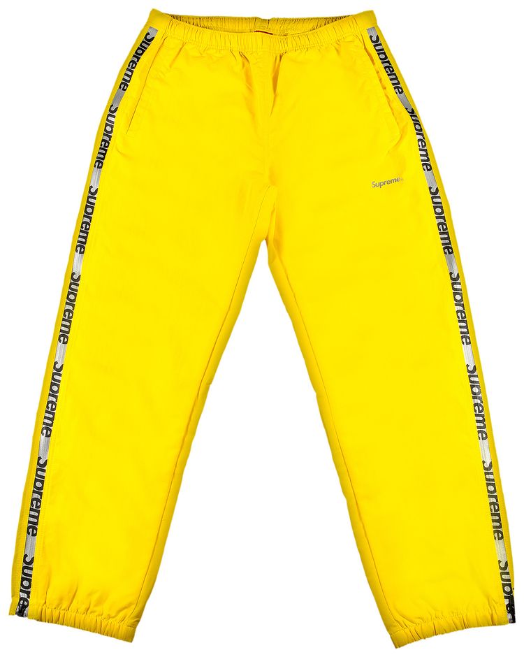 Supreme Reflective Zip Track Pant Yellow