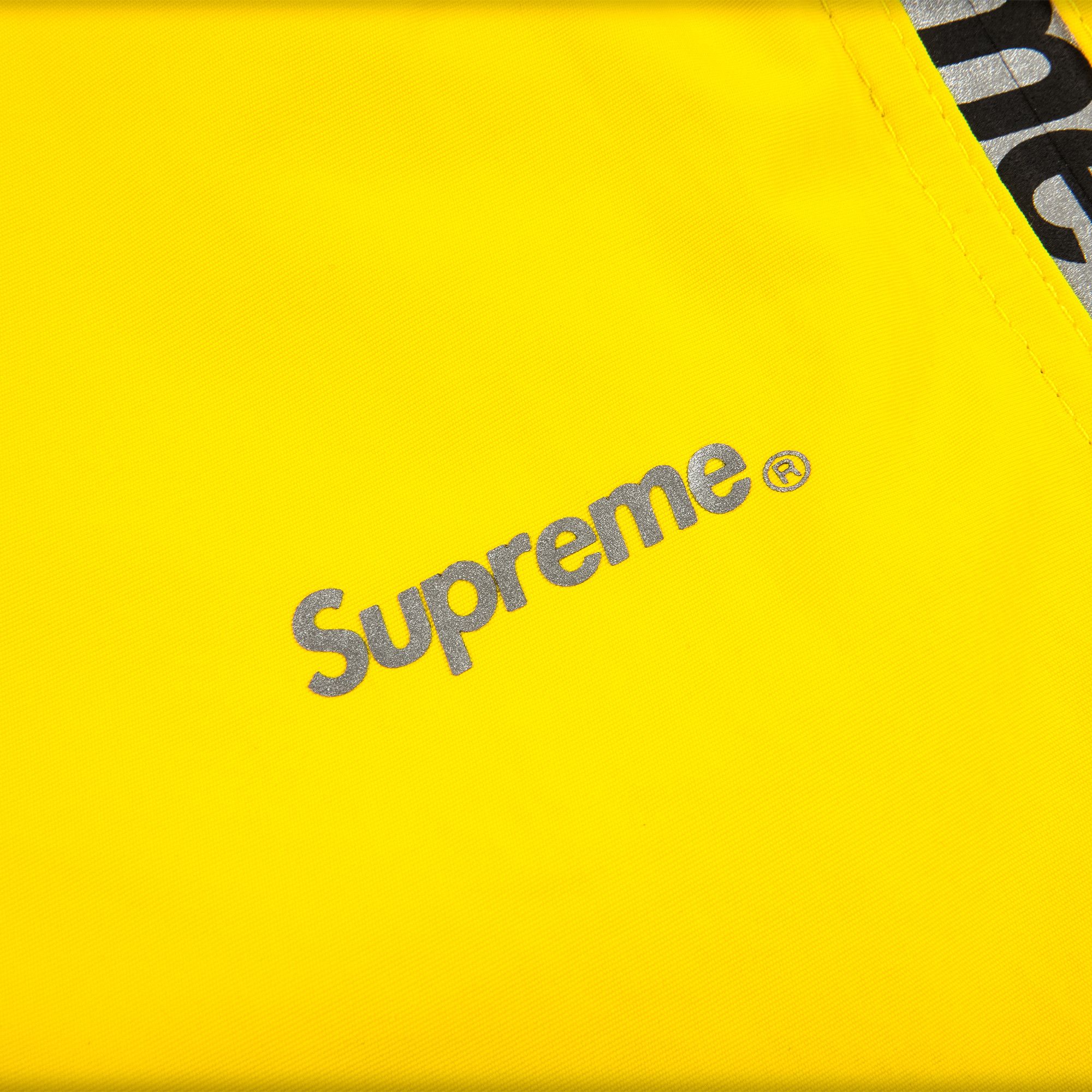 Buy Supreme Reflective Zip Track Pant 'Yellow' - SS21P24