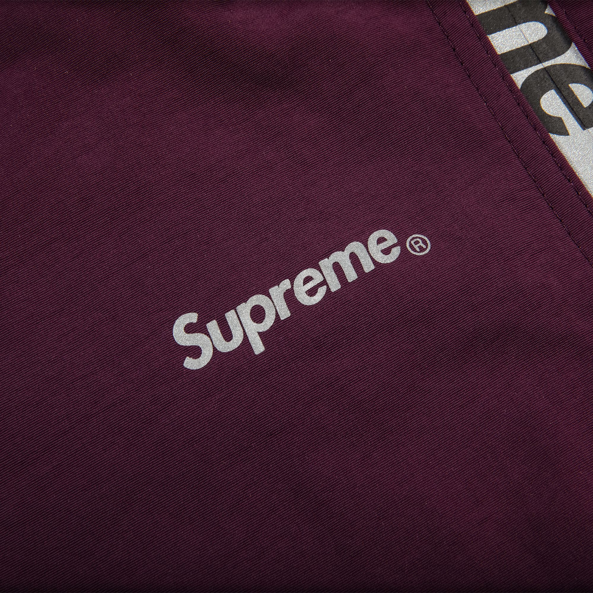Buy Supreme Reflective Zip Track Pant 'Purple' - SS21P24 Buy Supreme Reflective Zip Track Pant 'Purple' - SS21P24